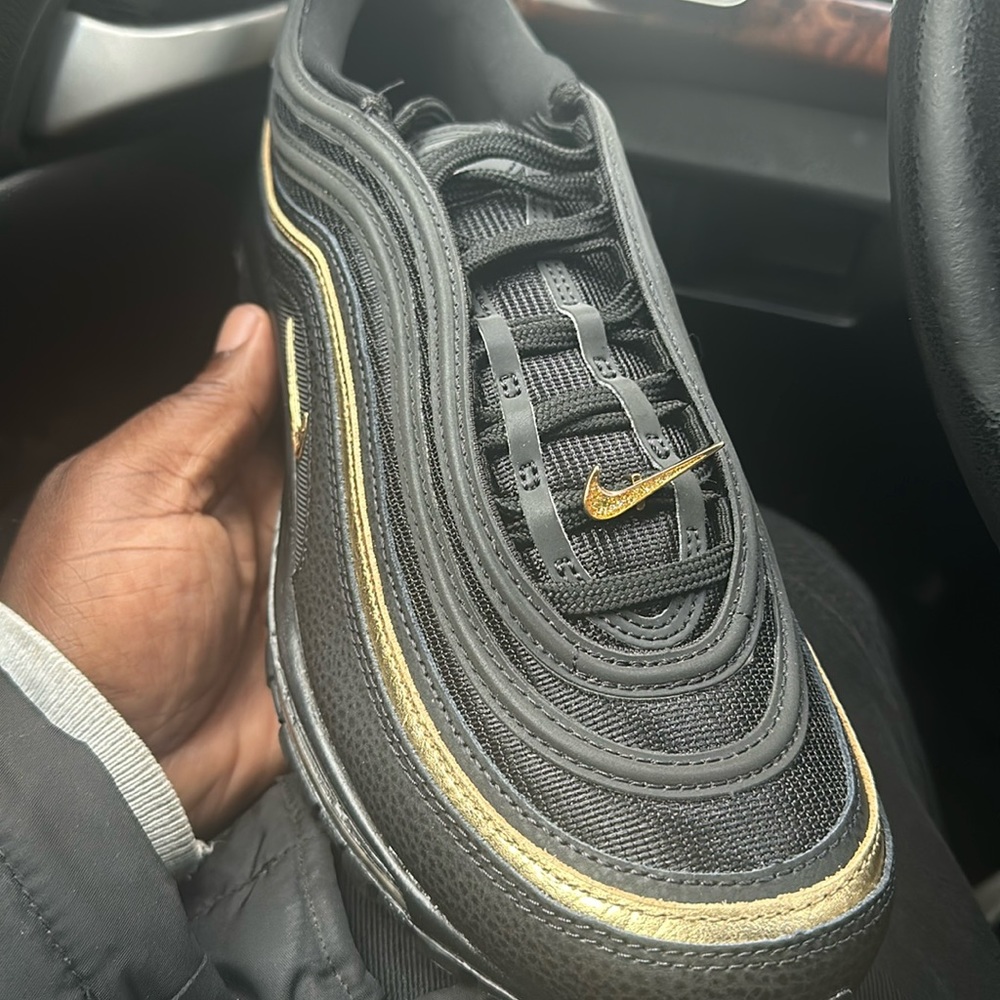 Nike Air Max 97 black and gold